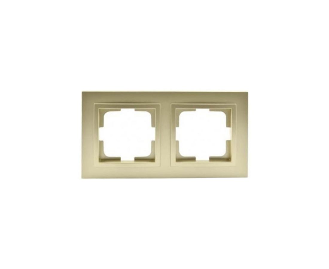 ჩარჩო ორიანი DESPINA Bronze - 102-230000-161 — როზეტები და ჩამრთველები